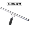 Glasabzieher aus Edelstahl & Gummi – Fenster, Dusche, Auto & Küche (15–45 cm)