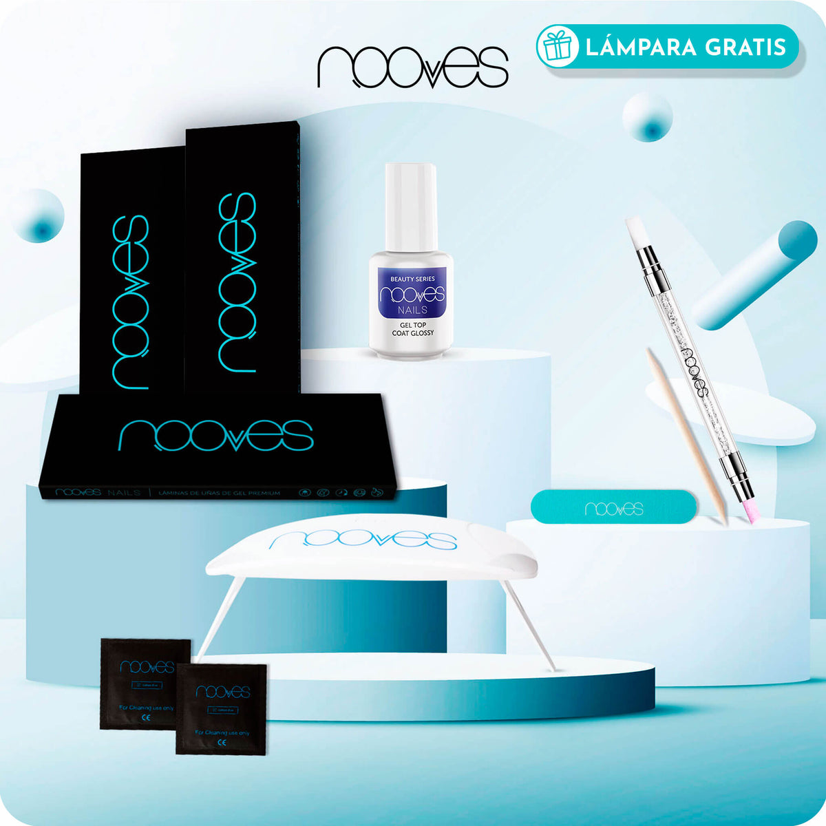 Starter Kit Beauty – Nagelset mit Top Coat & UV-Lampe