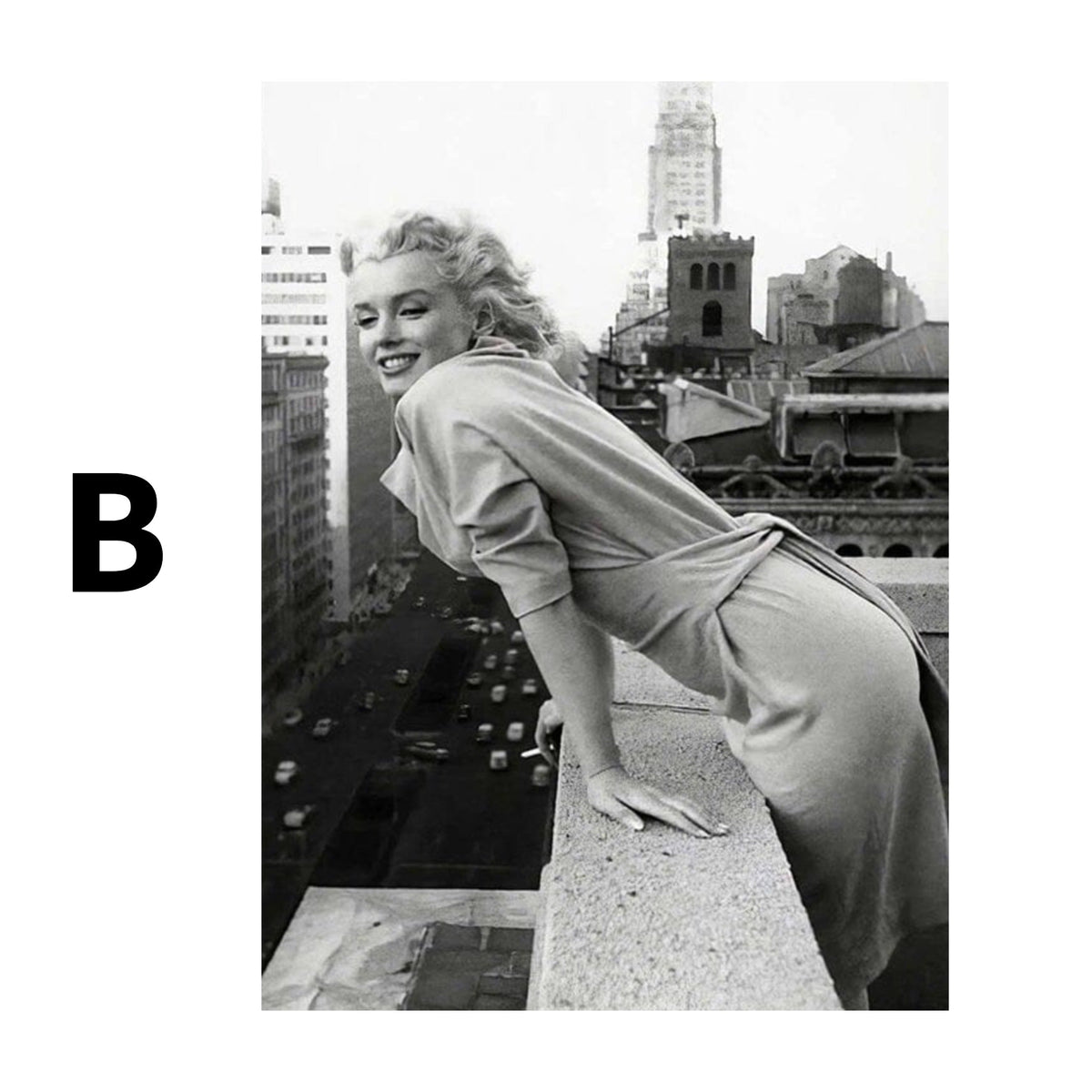 Poster Marylin Monroe · Wandbilder Wohnzimmer & Schlafzimmer · Deko Print Bilder · ohne Rahmen