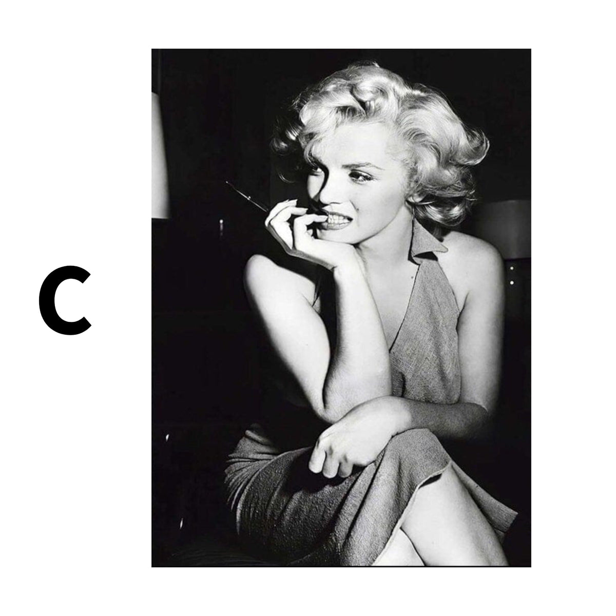 Poster Marylin Monroe · Wandbilder Wohnzimmer & Schlafzimmer · Deko Print Bilder · ohne Rahmen