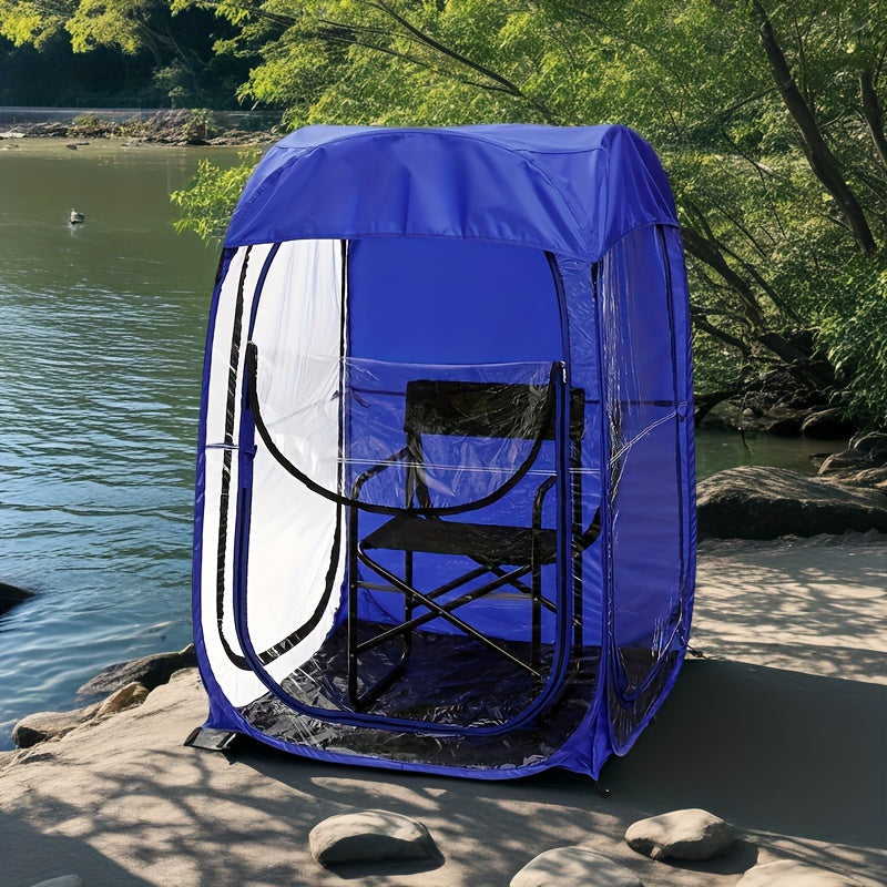 Outdoor Pop-Up Zelt für Sport & Camping – 2 Personen, Ganzjahreszelt in Blau