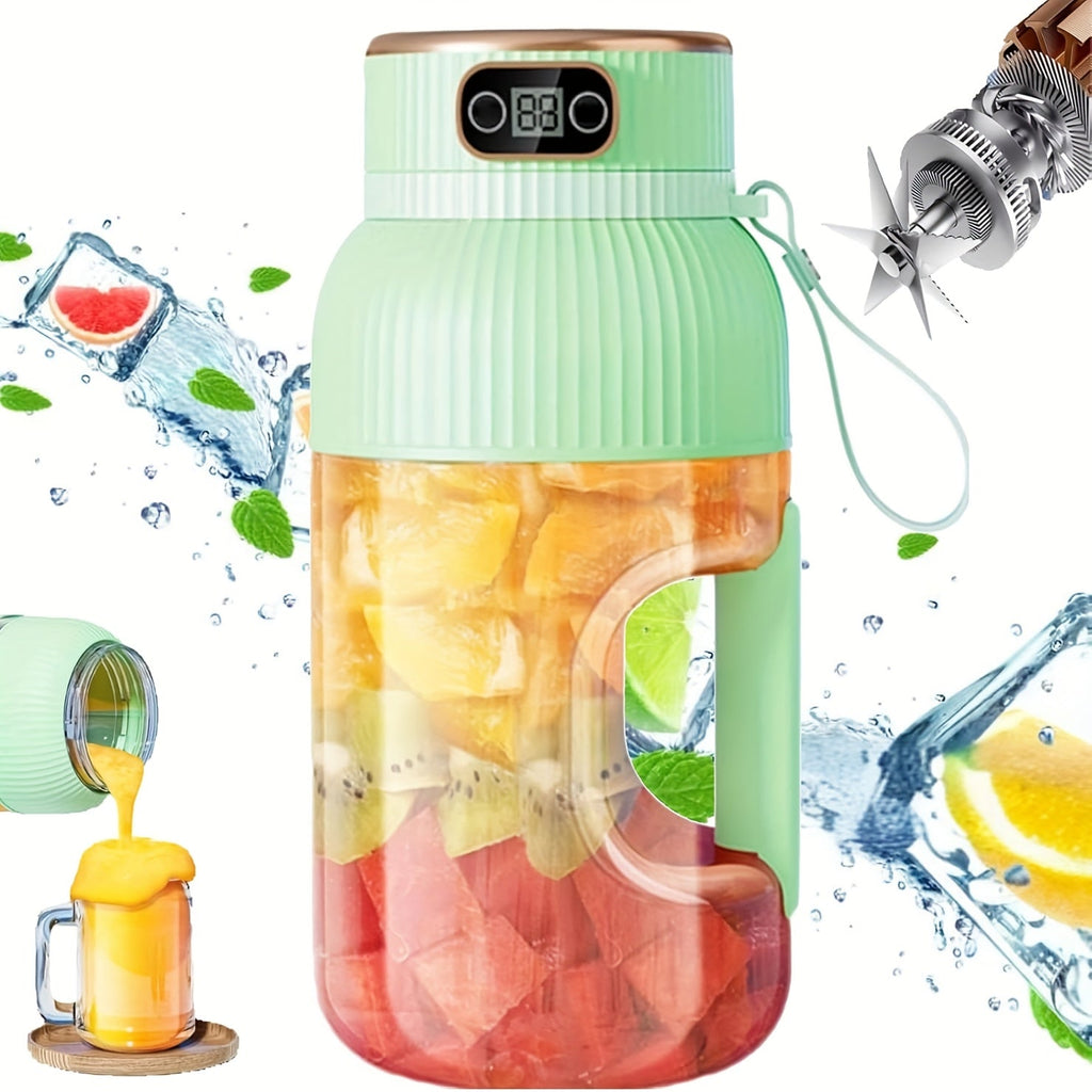 Tragbarer Entsafter-Mixer mit 10 Edelstahlklingen – USB Akku, BPA-frei