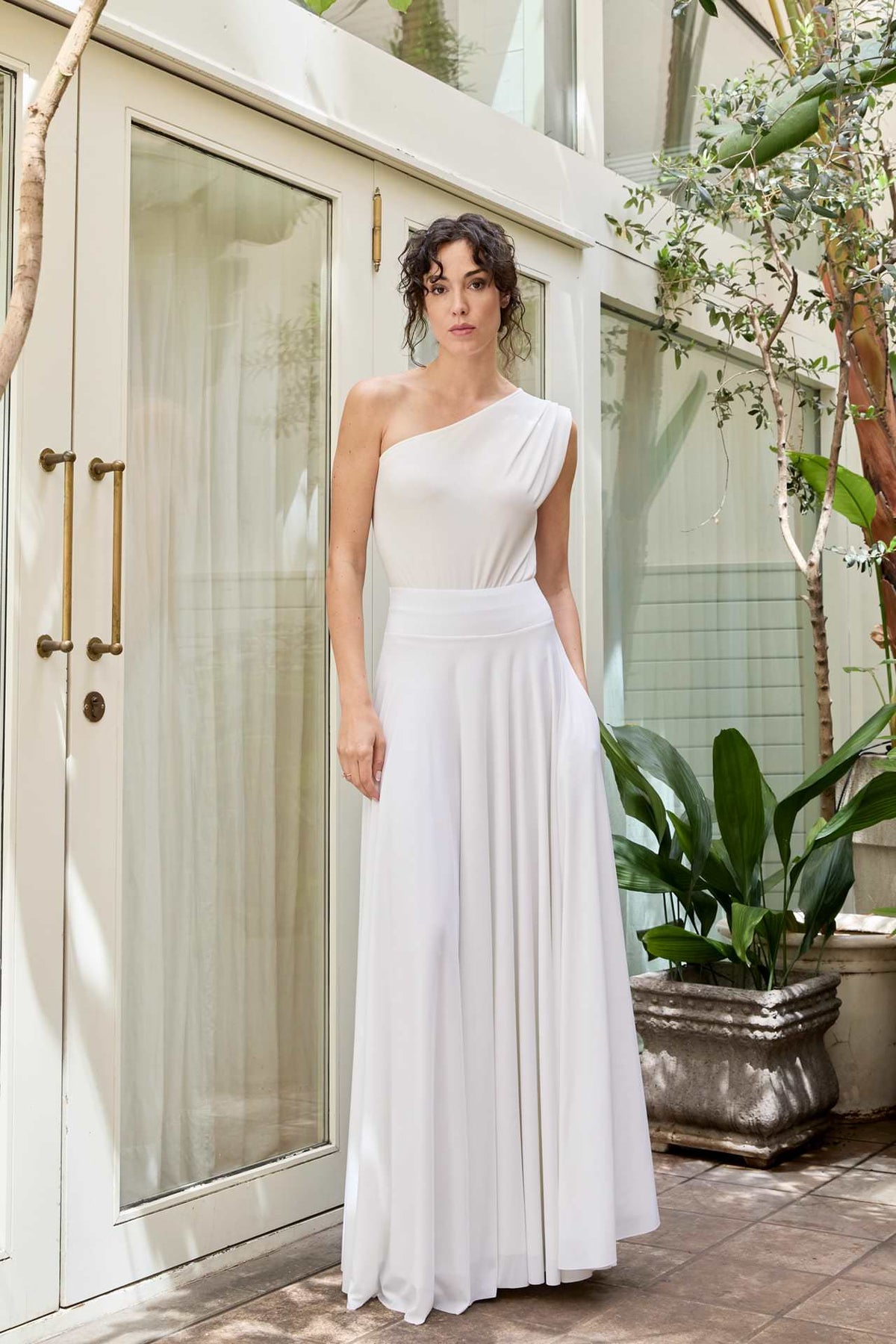 Asymmetrisches Body-Kleid