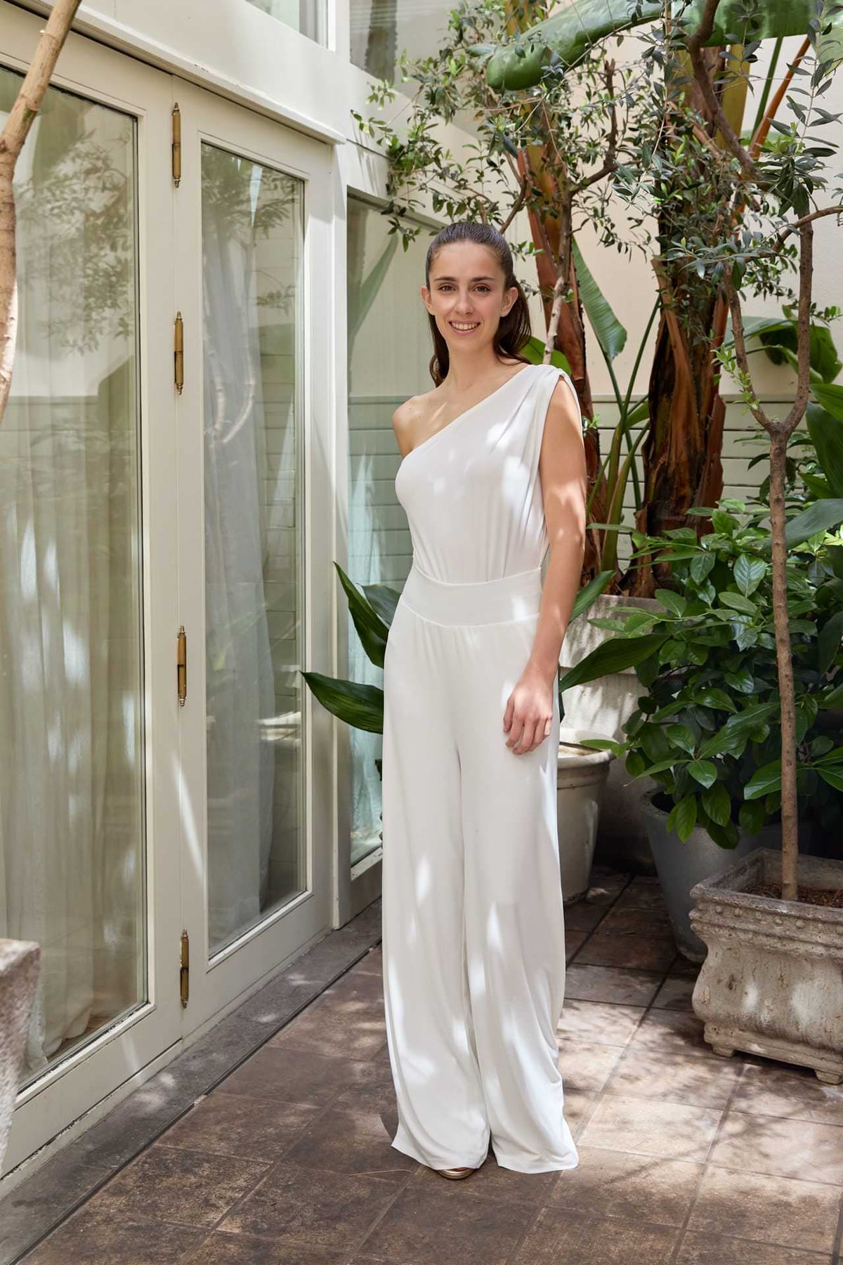 Asymmetrisches Body-Kleid