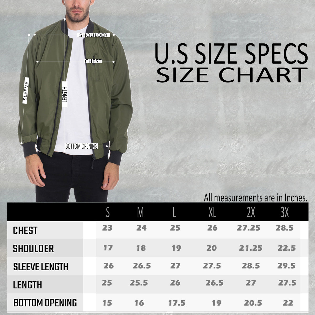 Herren Vinyl Windbreaker – Wasserabweisende Slim Fit Jacke mit Reissverschluss