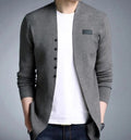 Herren Slim Fit Cardigan mit Knopf-Design – Casual Streetstyle