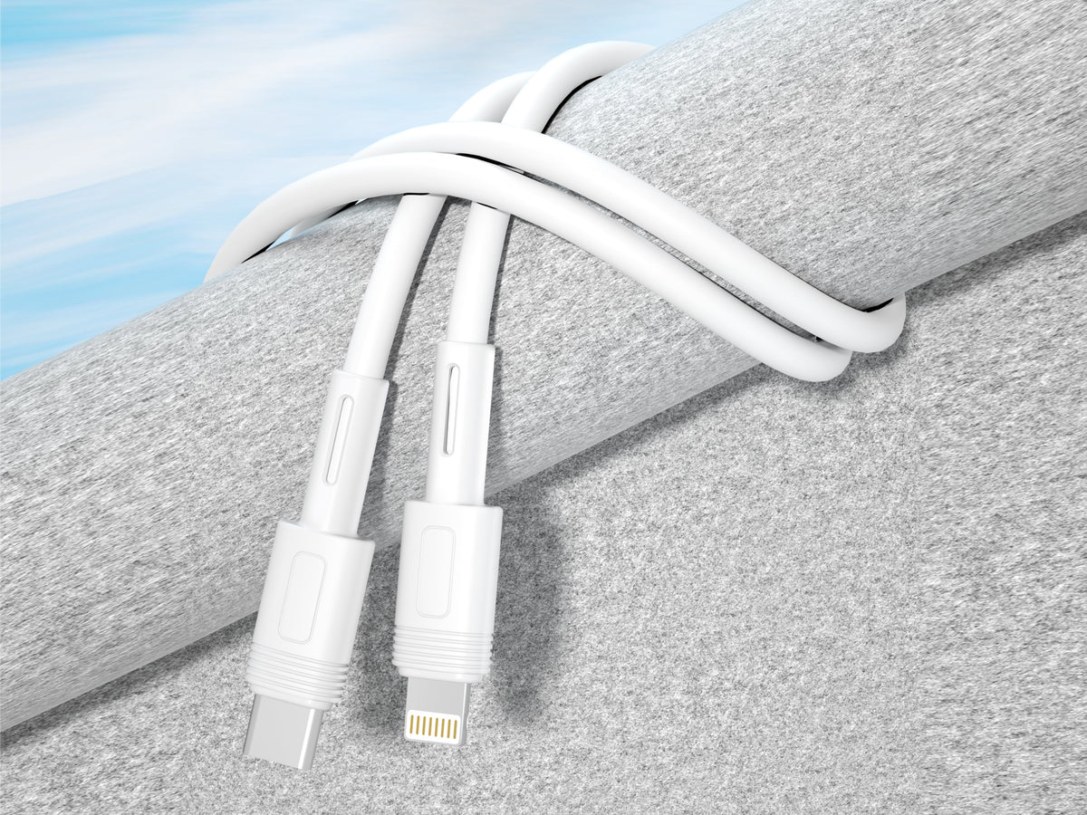 USB-C auf Lightning Kabel – 30W PD, 1.5m, Weiss | iPhone 14/13/12/11