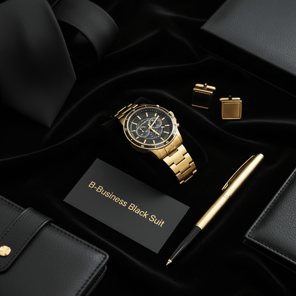 B-Business Black Suit – Noir-G Chronograph Uhr