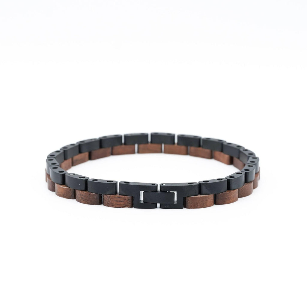 Wooden Set Berlin Nights - Eco-Friendly Watch & Bracelet Bundle