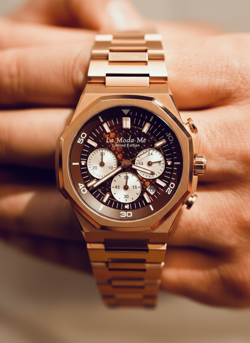 Crimson Horizon Maroon Uhr – Premium Luxus Zeitmesser