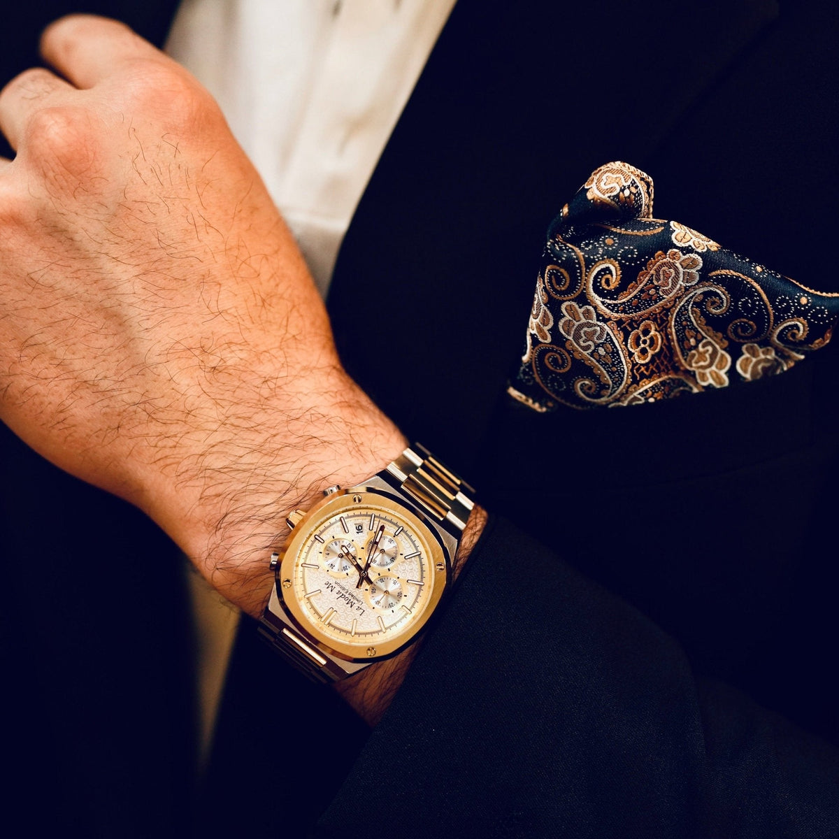 Kings' Dawn Crown VS Uhr – Royaler Luxus Chronograph