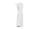Kinder UV-Langarmshirt mit integrierter Mütze – Weiss (UPF 50)