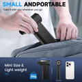 Super Mini Turbojet Lüfter Handheld – USB Akku, Reinigungsset, Schwarz